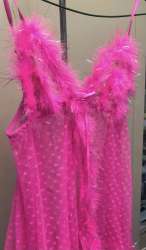 Ladies Sleep Shirt. Pink. Arousing. Sexual. Transparent. Easy To Take Off.