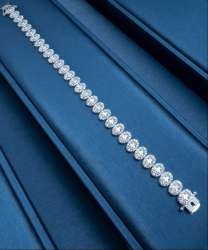 Bracelet Sterling Silver 925 Women's Jewelry Crystal Stones Party Occasion Gift