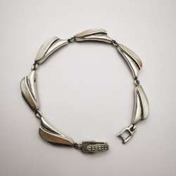 Vintage  Womens 925 Sterling Silver Jewelery Bracelet Signature 21,3 g