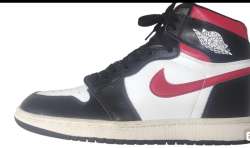 Nike Air Jordan 1 Mid SE 555088 Men's Basketball Shoe Red Black Size 8.5