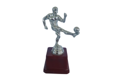 Vintage Small Football Player Champion Cup Plastic Made Soccer Lovers Gift China