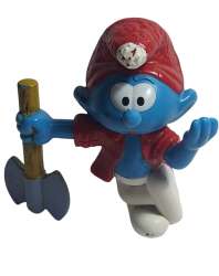 2018 Mac Do Donald's Christmas Logger SMURF MAC DONALD SMURF FIGURE