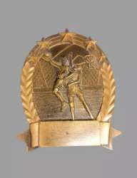 Basketball Male Trophy Personalized RESIN TROPHY AWARD ENGRAVING WINNER 6.25