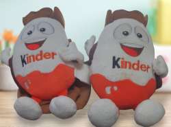 2x Kinder Surprise Egg Plush Soft Toys Joy Aviator Limited Edition RARE 7
