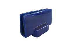 Vintage Small Table Napkin Holder Blue Ceramic Handmade Restaurant Accessories