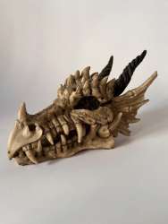 Dragon Skull Moneybox Resin Dcorative Ornament 11cm High*11cm Wide*19cm Long