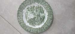Vintage English Ceramic Ironstone Memory Passage Plate Made in England