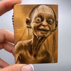 Toy Christmas Gift Souvenir Handmade Wooden Keychain Movie Hobbit