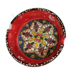 Turkish Handmade Ceramic Ashtray Cigarette Cigar Ashtray Gift for Smoker