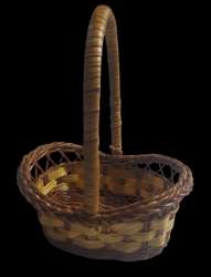 Amazing And Beautiful Handmade Oval Basket With Handle