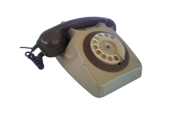 Vintage Massive Electric Telephone Classic Disk For Dial Old Rare 1990s Working