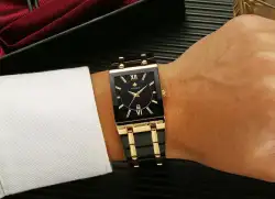 Relogio Masculino WWOOR Gold Watch Men Square Mens Watches Top Brand Luxury Gold