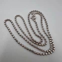 Vintage Necklace Chain Sterling Silver 925 Jewelry Women's Men's Signed 3.56gr
