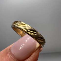 Vintage Women's Jewelry Ring Gilt Sterling Silver 925 Signed Size 6.5