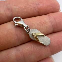 Charming 925 Sterling Silver Slipper Pendant – Elegant and Unique Jewelry Gift