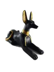 Anubis Egyptian Dog God Statue Figurine Jackal Ancient Afterlife And Deity Ebros