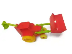 Excavator Small Caterpillar Micro Construction Red New Toy 1/35 Miniature Yellow