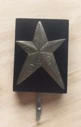 Simple Wall Mounted Key Holder Sea Star Shape Stamped Canada