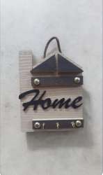 Wooden Decorative Key Wall Key Holder Hanger for Home Wall Office Use