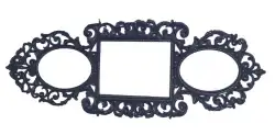 Frame Metal Picture Black Photo Poster Vintage Collection Wall Display Acrylic