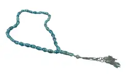 Rosary Green Beads Prayer Islamic Tasbih Misbaha 33 Muslim Stone Tasbeeh Dhikr