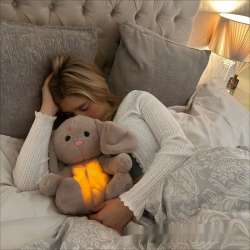 Breathing Rabbit Soothing Sensory Plush Toy With Relieve Anxiety Bunny Comforter