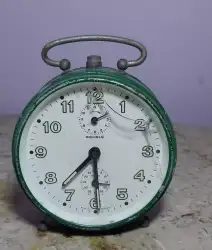 Clock Alarm Wehrle Vintage Germany Made Three One Mechanical Rare 1960 Working