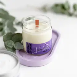 Soy Massage Candle Lavender with Cocoa,Shea Butter,Almond Oil,Vitamin E 200ml