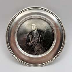 1972 Kirk Collection Vintage Sterling Silver Dish Plate Young George Washington