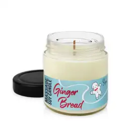 Soy Massage Candle Ginger bread with Cocoa,Shea Butter,Almond Oil,Vitamin E200ml