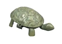 Brass Turtle Ashtray Vintage Trinket Solid Pearl Cigarette Antique Tortoise Tray