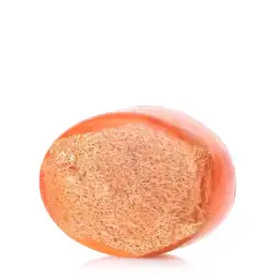 Organic Natural Scrub Soap With loofah, Grapefruit Essential Oil