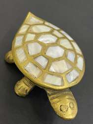 Turtle Gold White Small Decor Stainless Steel the weight 25g
