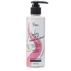 Organic Conditioner For Dry Hair With Peach Seed Oil, 200 ml
