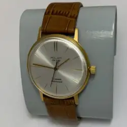 Rare vintage Men's wristwatch poljot USSR gold-plated