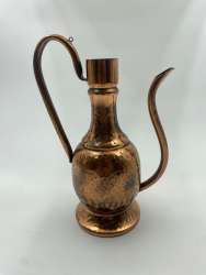 Dallah Coffee Pot Handmade Copper Middle Eastern Tea Vintage Rare Without Lid