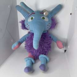 Blue Singing Plush Elephant Used Stuffed Animal Toy from Spark Toys