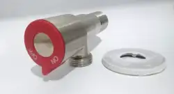 Red Wheel Angle Valve Metal VALVE Piece Water Faucet Faucet Red Iron Authentic