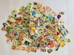 Huge Vintage Lot of World International Postage Stamps 1000 pc from Israel