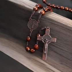 Necklace Classic Jesus Christ Cross Jewelry Orthodox Religious Prayer Weight 19