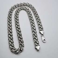 Vintage Massive Chain Jewelry ,925 Sterling Silver,Signature 118,26g