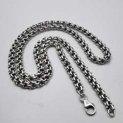 Vintage Beautiful  Jewelry Chain, 925 Sterling Silver, Signed  38.14g