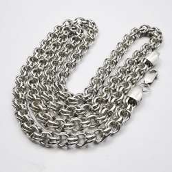 Vintage Beautiful  Jewelry Chain, 925 Sterling Silver, Signed  42.39g