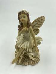 Angel Girl Resin Figurine Vintage Statue Wings Prayer Figure Craft Desk Nice  7