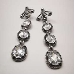 Artwork Vintage,Filigree,925 Sterling Silver Earrings for Women,Cerconium 11,2 g