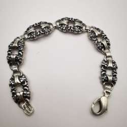 Artwork,Vintage,Chic Women's Bracelet,925 Sterling Silver, Jewelry  15,9 g