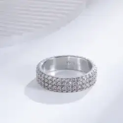 Women's 925 Silver Ring Marriage 4 gr White Zircon Jewelry High Quality Gifts
