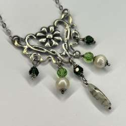 Vintage Women's Jewelry Sterling Silver 925 Chain Necklace Marked 13.6 gr