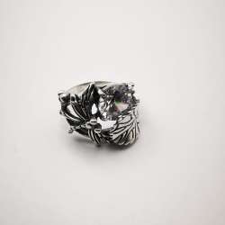Artwork, Vintage Women's Ring, 925 Sterling Silver, Cetrine Jewelry