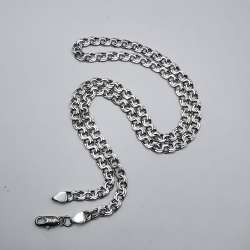 Vintage Beautiful  Jewelry Chain, 925 Sterling Silver, Signed  24.11g